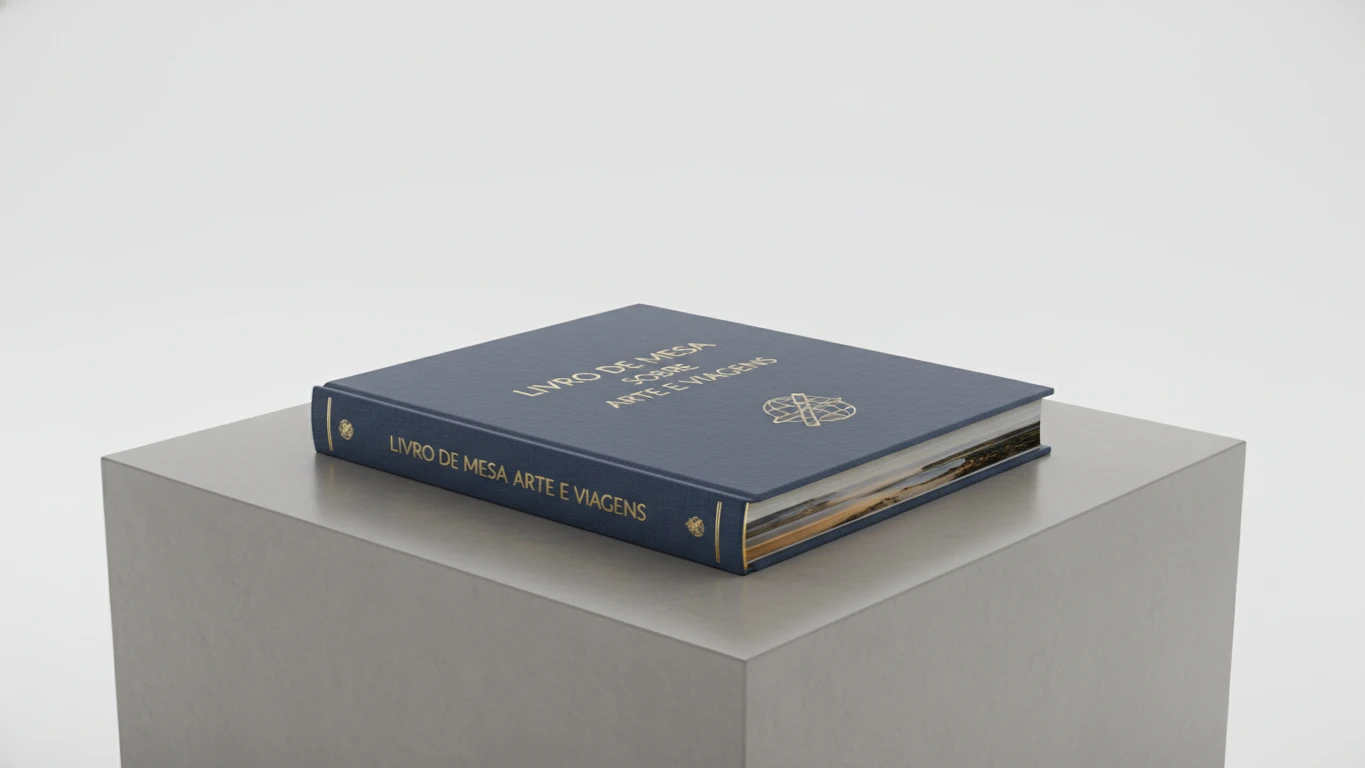 Livro de Mesa Sobre Arte e Viagens