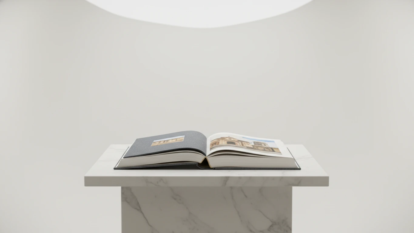 Livro de Mesa sobre Viagens ou Arte