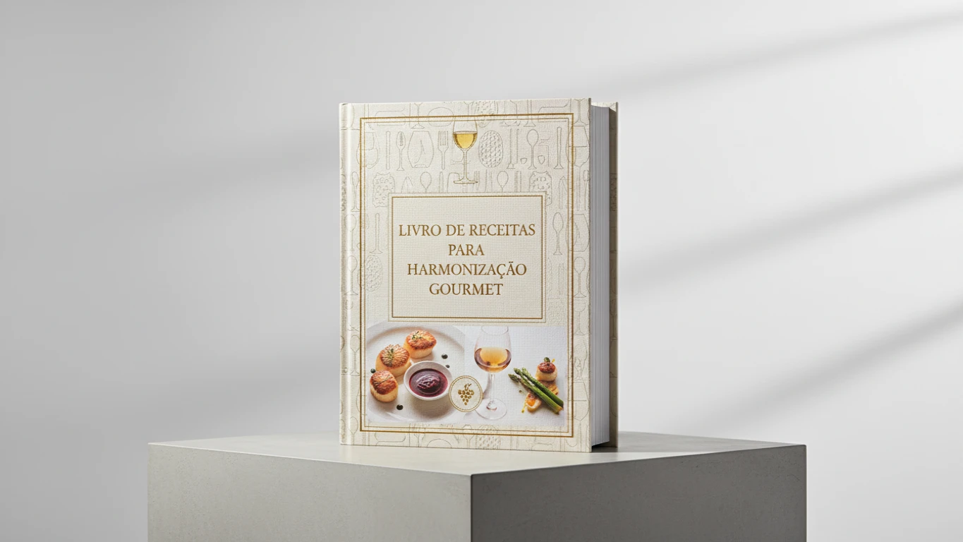 Livro de Receitas para Harmonização Gourmet