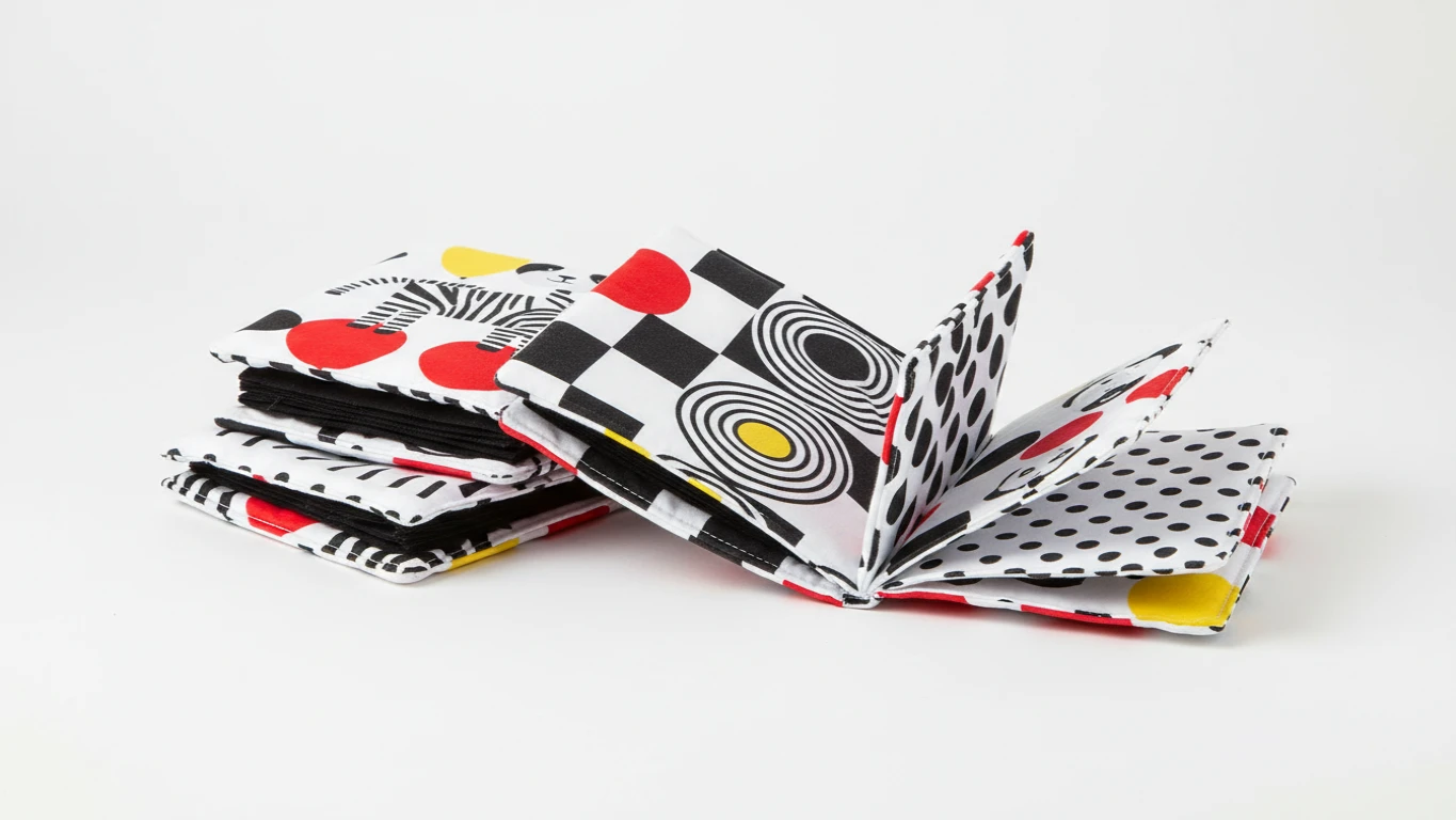 Livros de Pano e Alto Contraste para Bebês