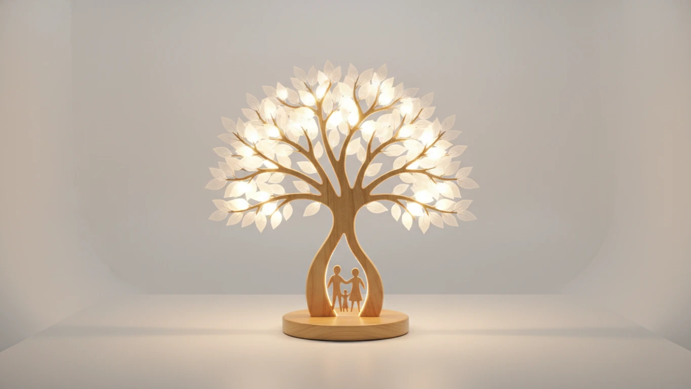 Luminária Árvore da Vida Personalizada