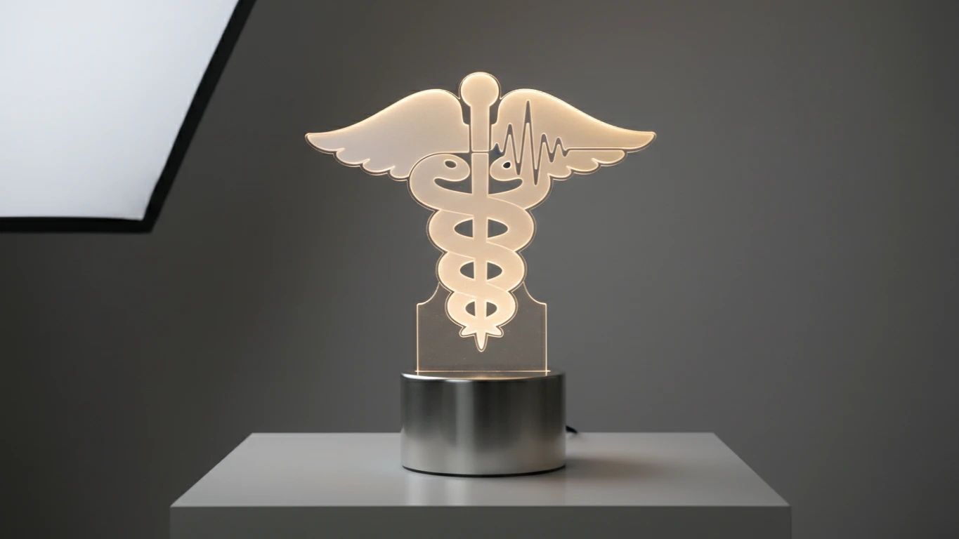 Luminária LED 3D Símbolo da Fonoaudiologia