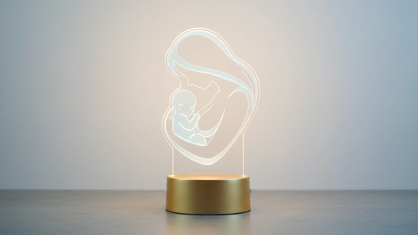Luminária Led 3D Maternidade