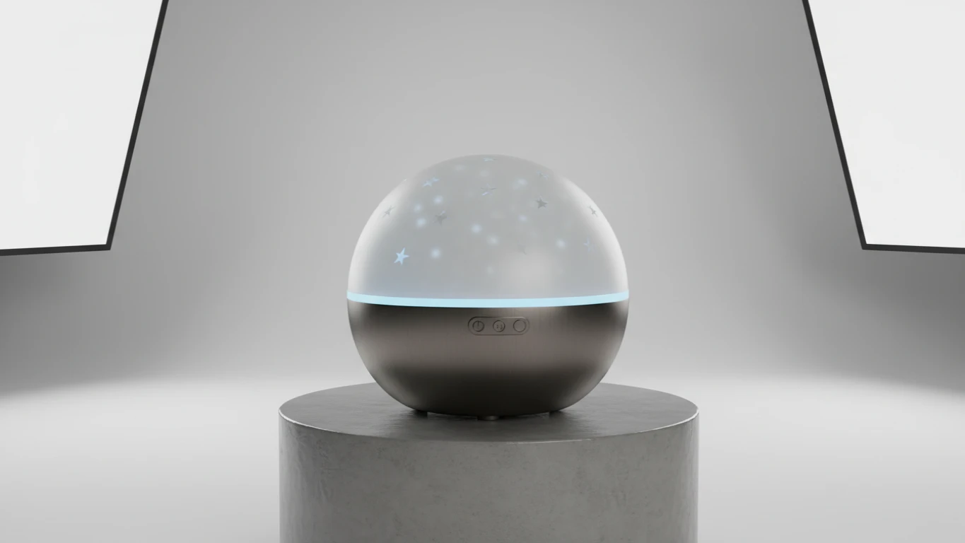 Luminária Projetora de Estrelas Bluetooth