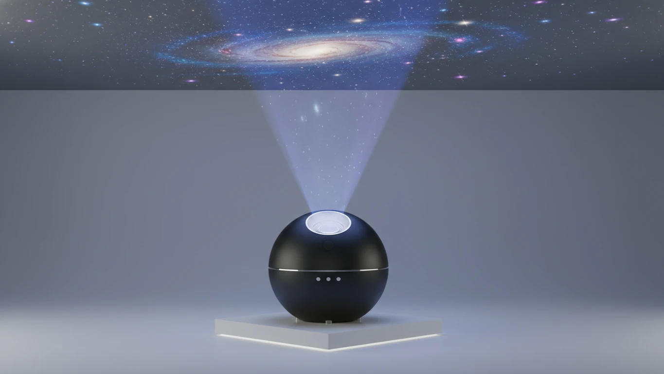 Luminária Projetora de Estrelas e Galáxias
