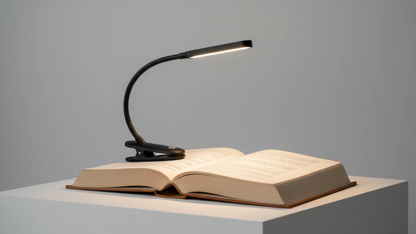 Luminária de Leitura Recarregável para Livros