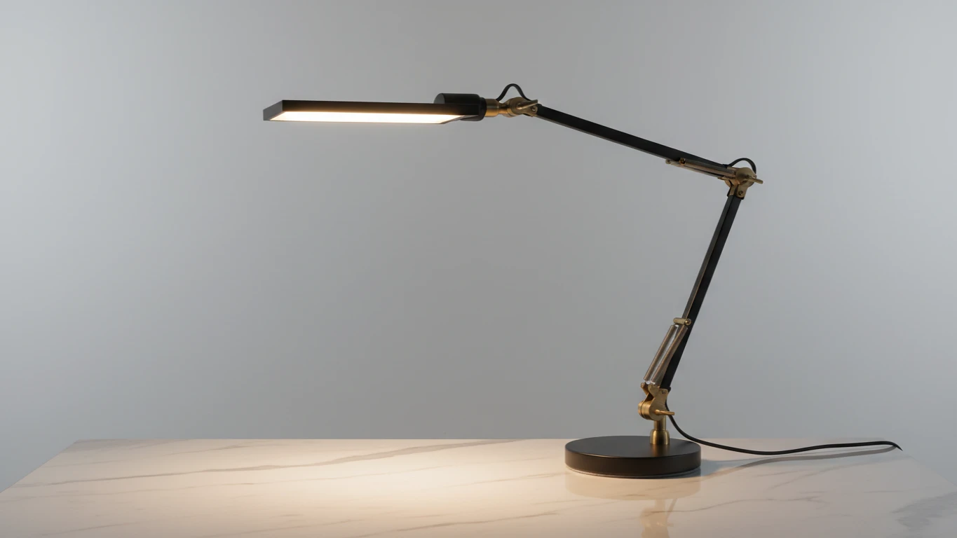 Luminária de Mesa Articulada LED
