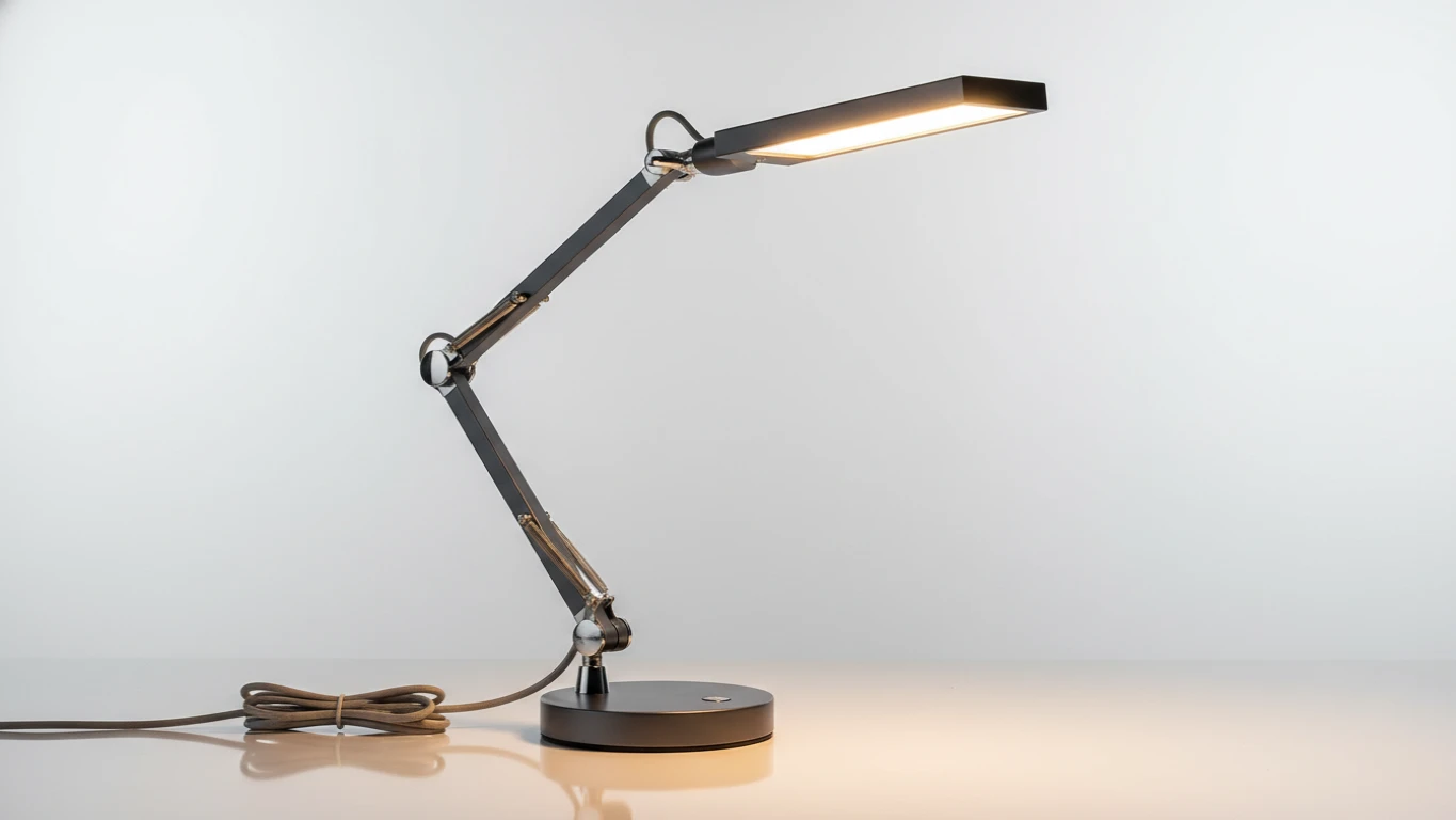 Luminária de Mesa Articulada com LED