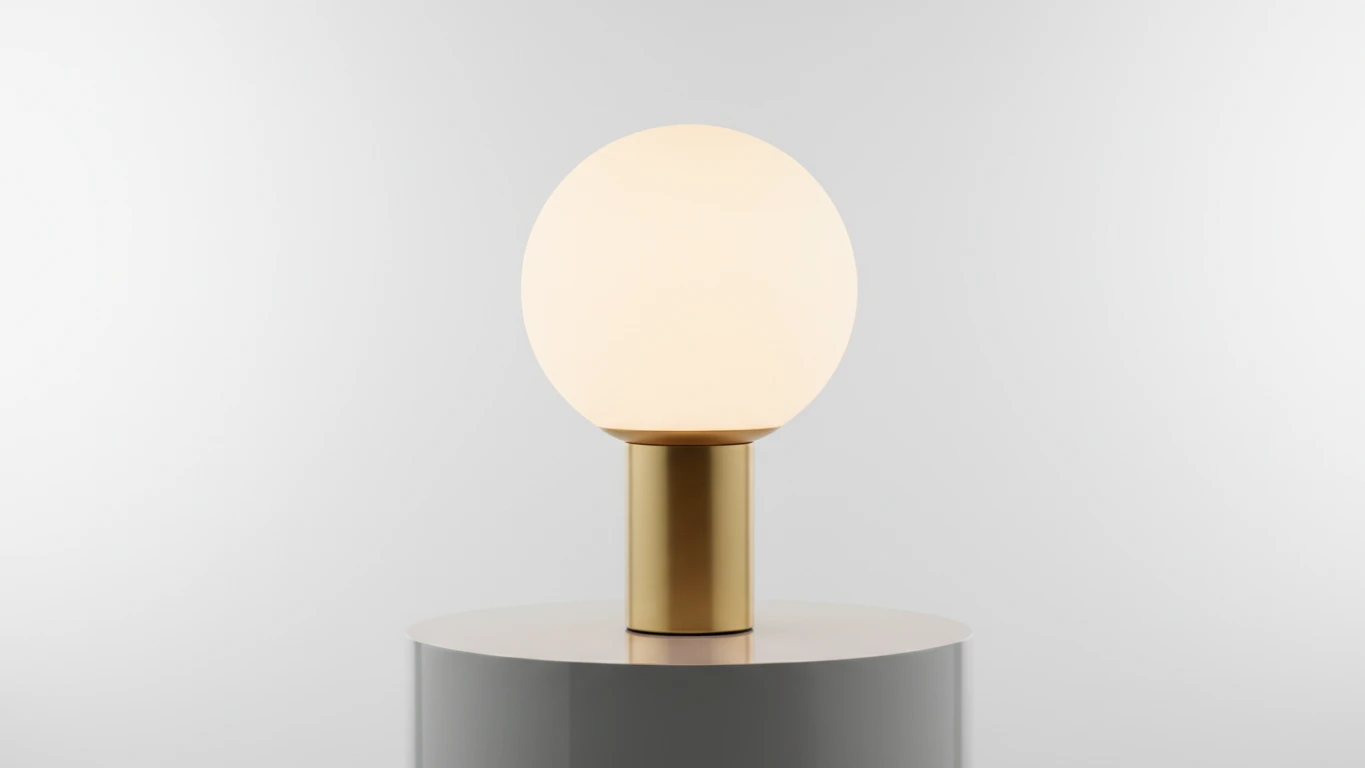 Luminária de Mesa Bola de LED