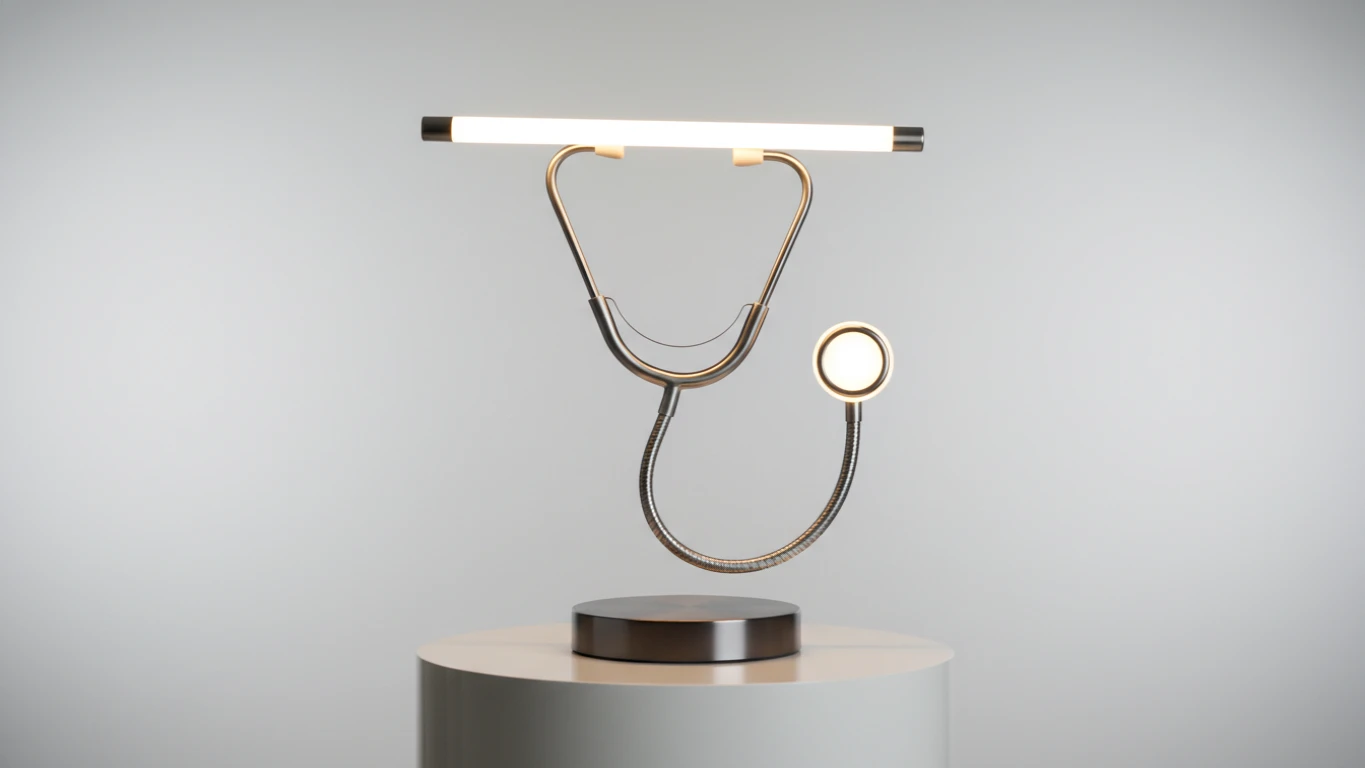Luminária de Mesa Estetoscópio em LED