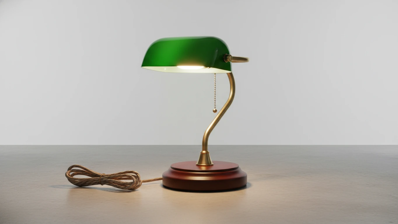 Luminária de Mesa Estilo Vintage