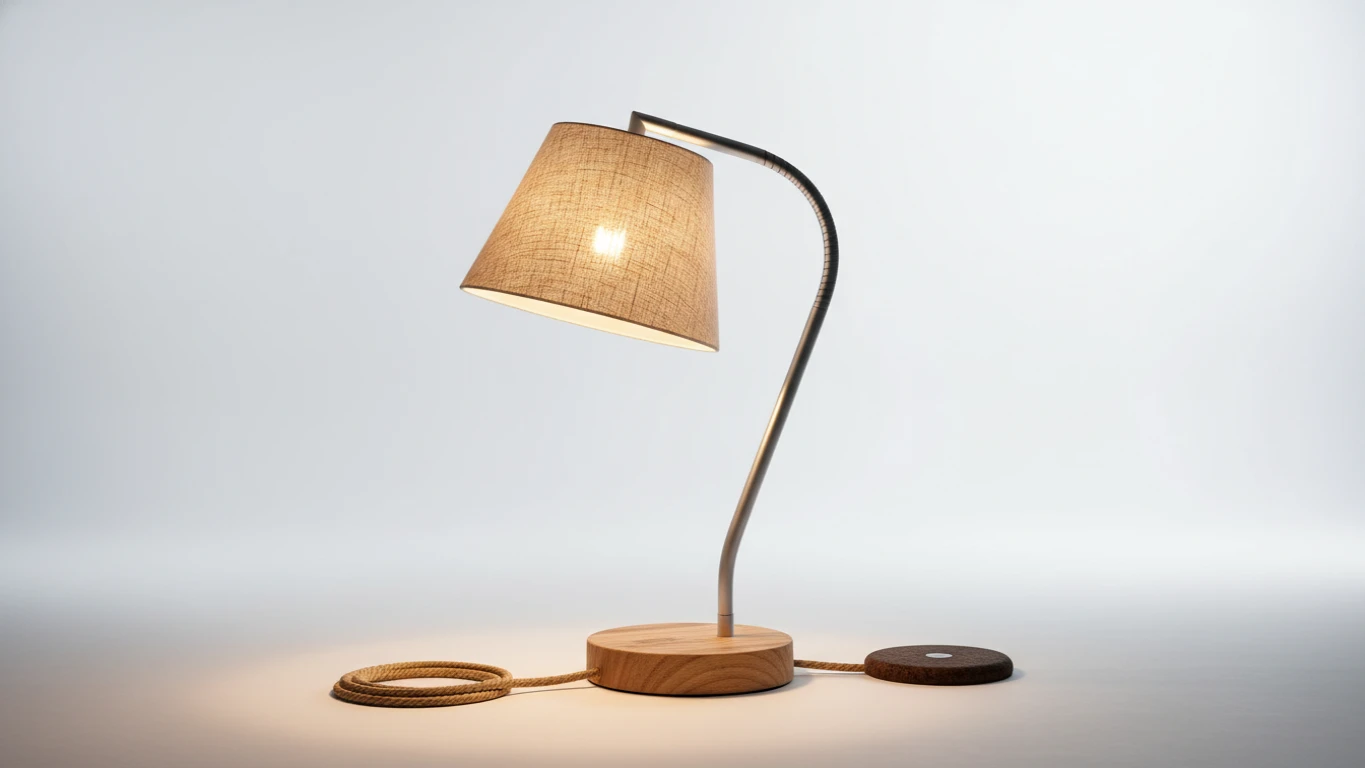 Luminária de Mesa Sustentável