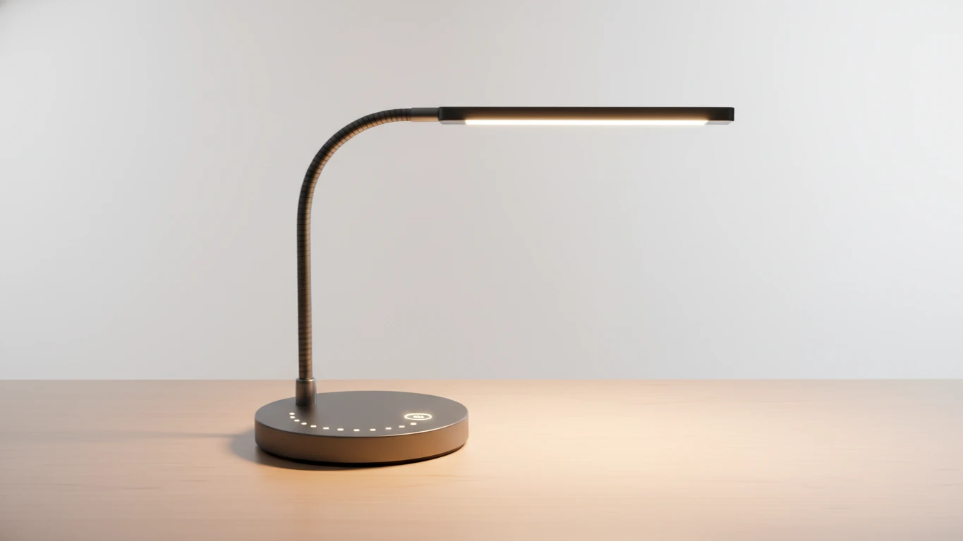 Luminária de Mesa com Ajuste de Brilho