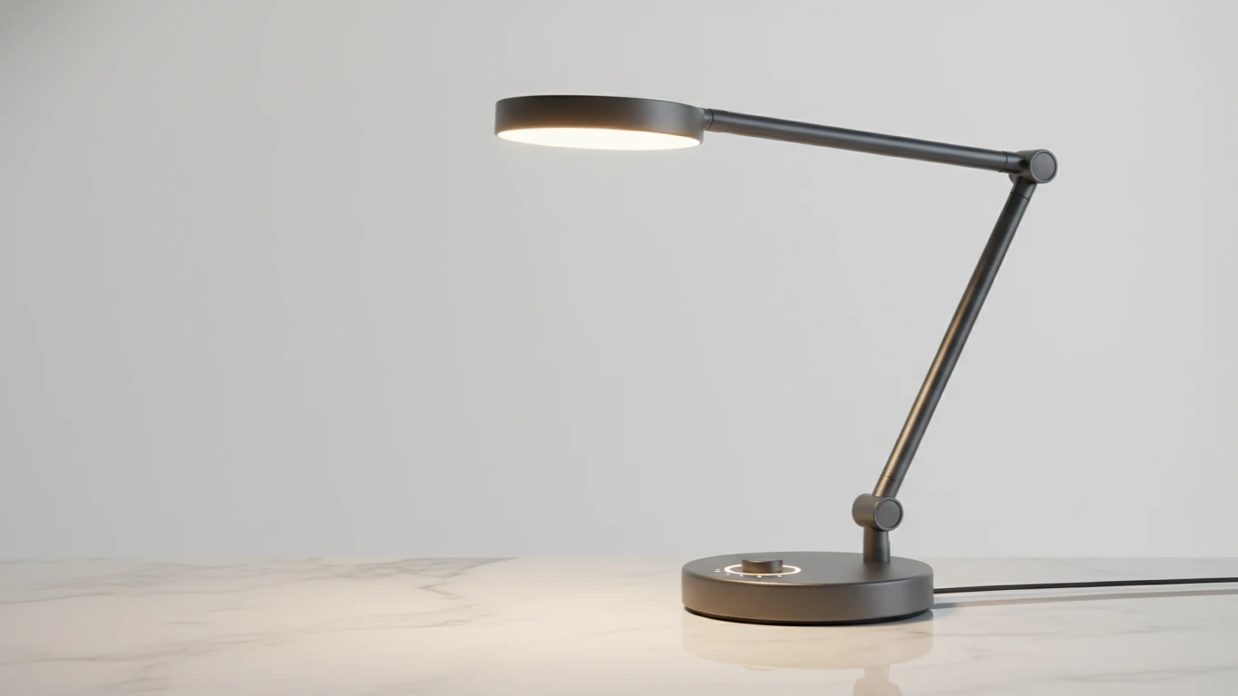 Luminária de Mesa com Ajuste de Intensidade