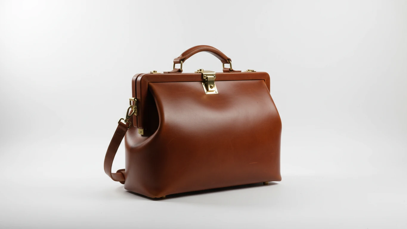 Maleta Médica em Couro Legítimo