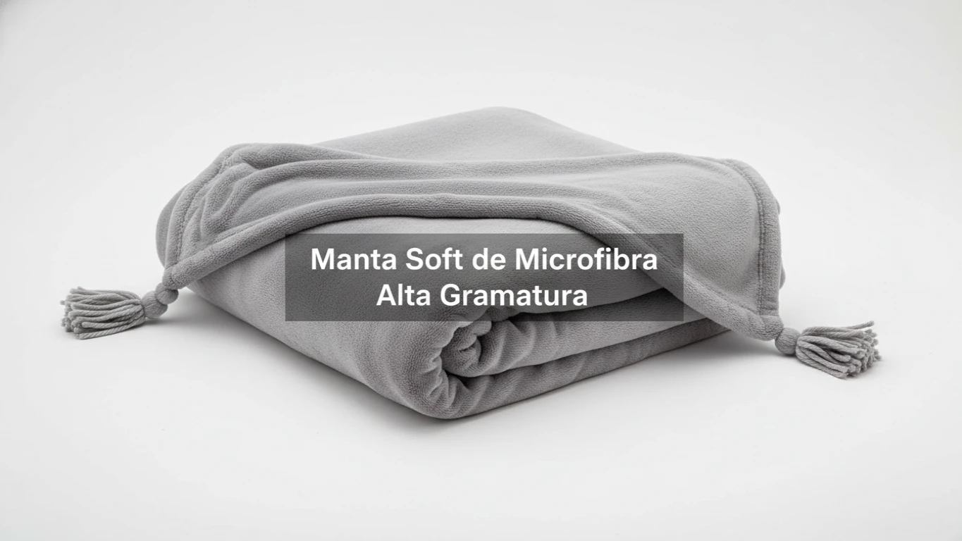 Manta Soft de Microfibra Alta Gramatura