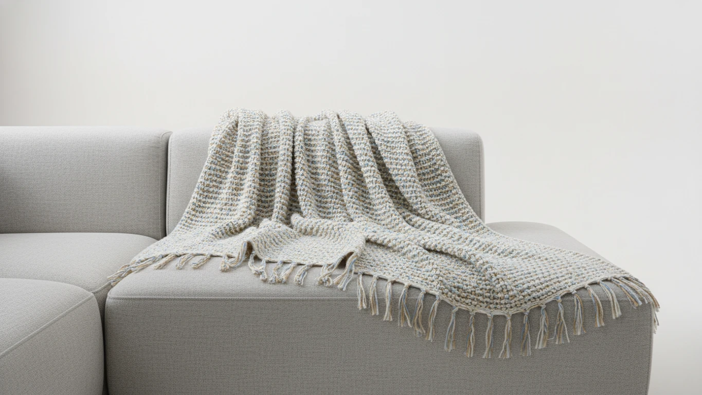 Manta de Algodão para Sofá