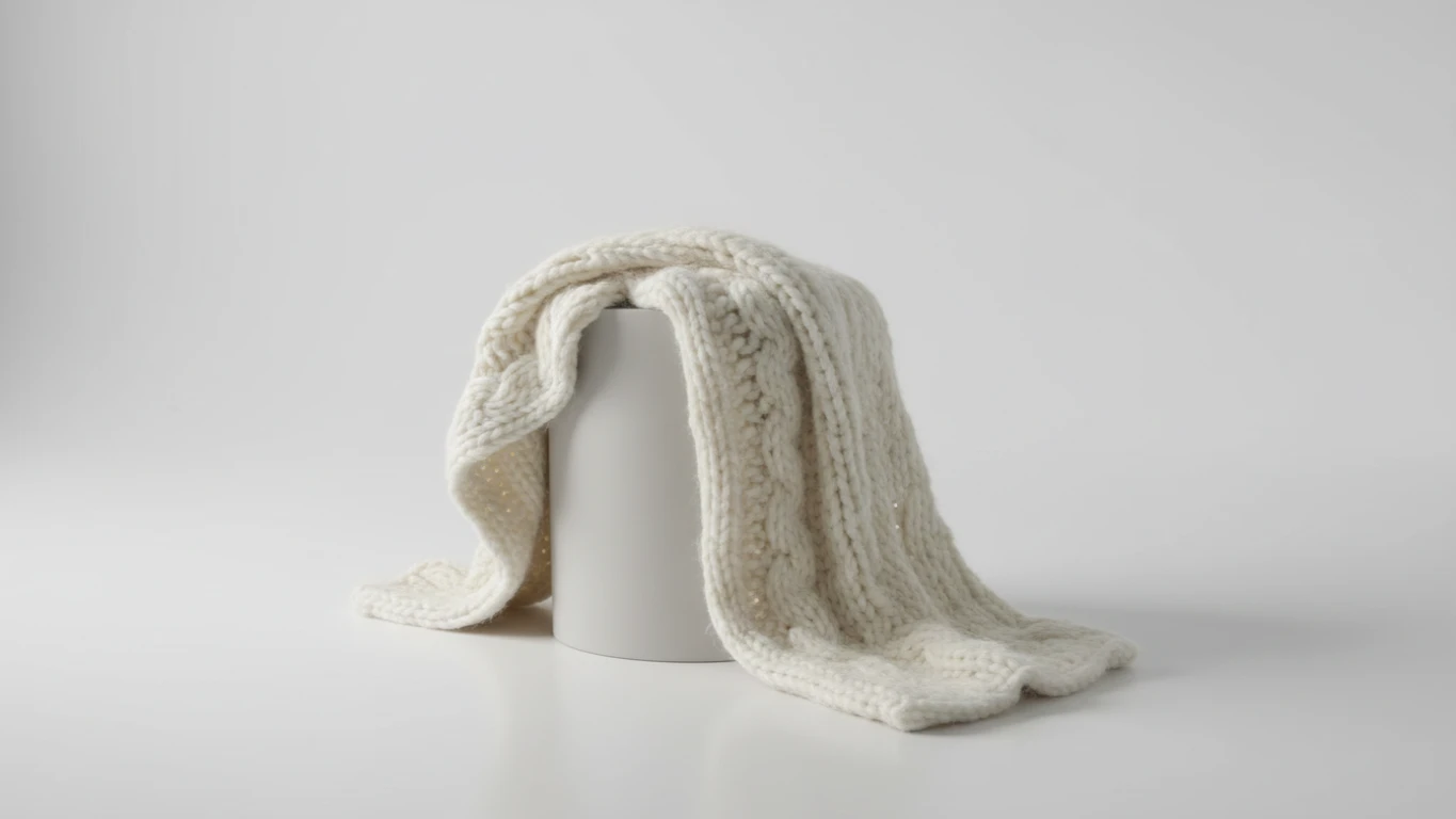 Manta de Tricô Artesanal ou Lã Macia