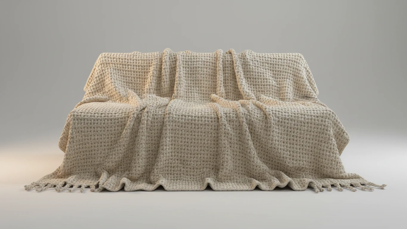 Manta para Sofá em Algodão Premium