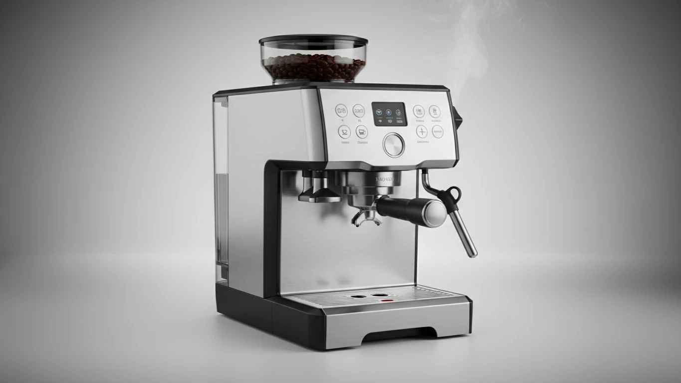 Máquina de Espresso Automática com Moedor