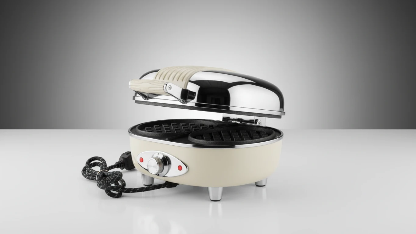 Máquina de Waffle Retrô