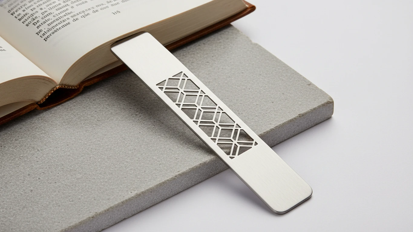 Marcador de Página em Aço Inoxidável