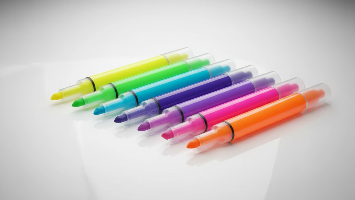 Marcadores de Texto em Gel de Alta Qualidade