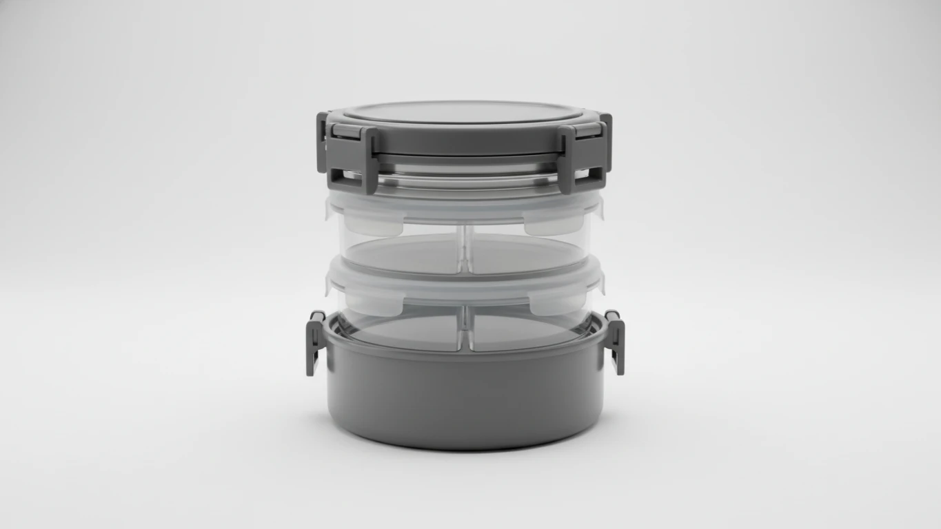 Marmita Térmica Hermética com Divisórias