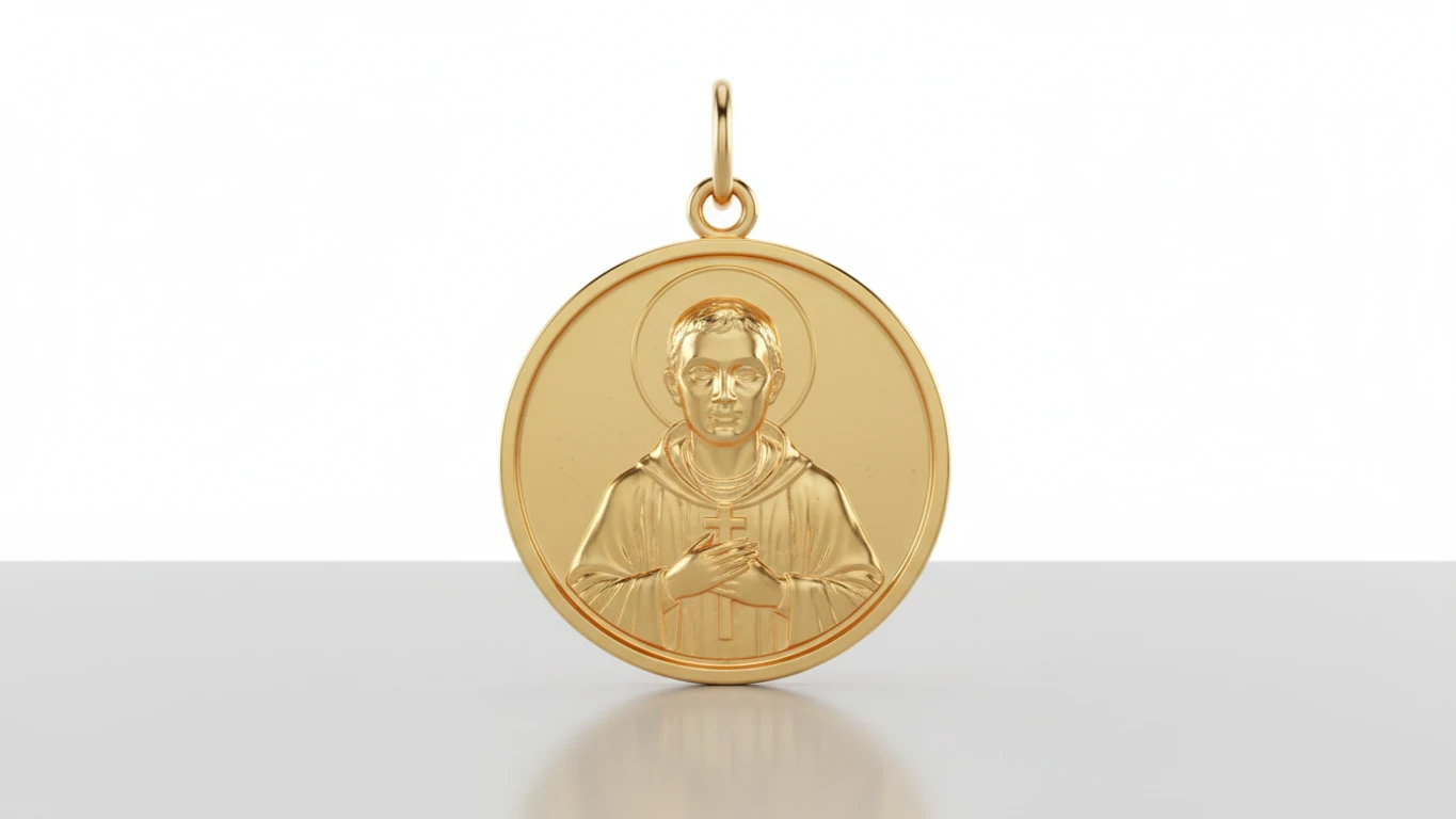 Medalha de Santo em Ouro 18k
