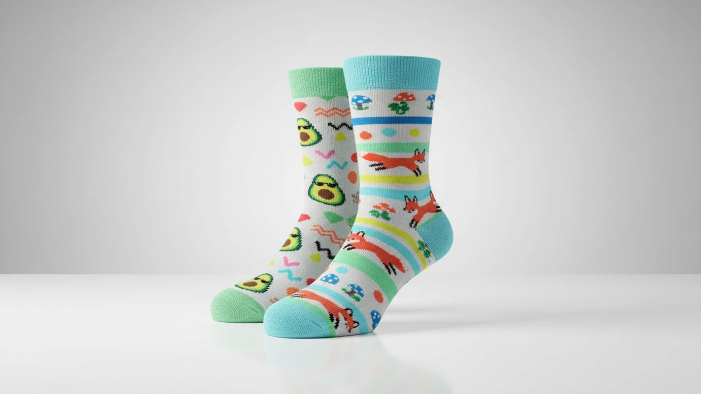 Meias Estampadas Divertidas