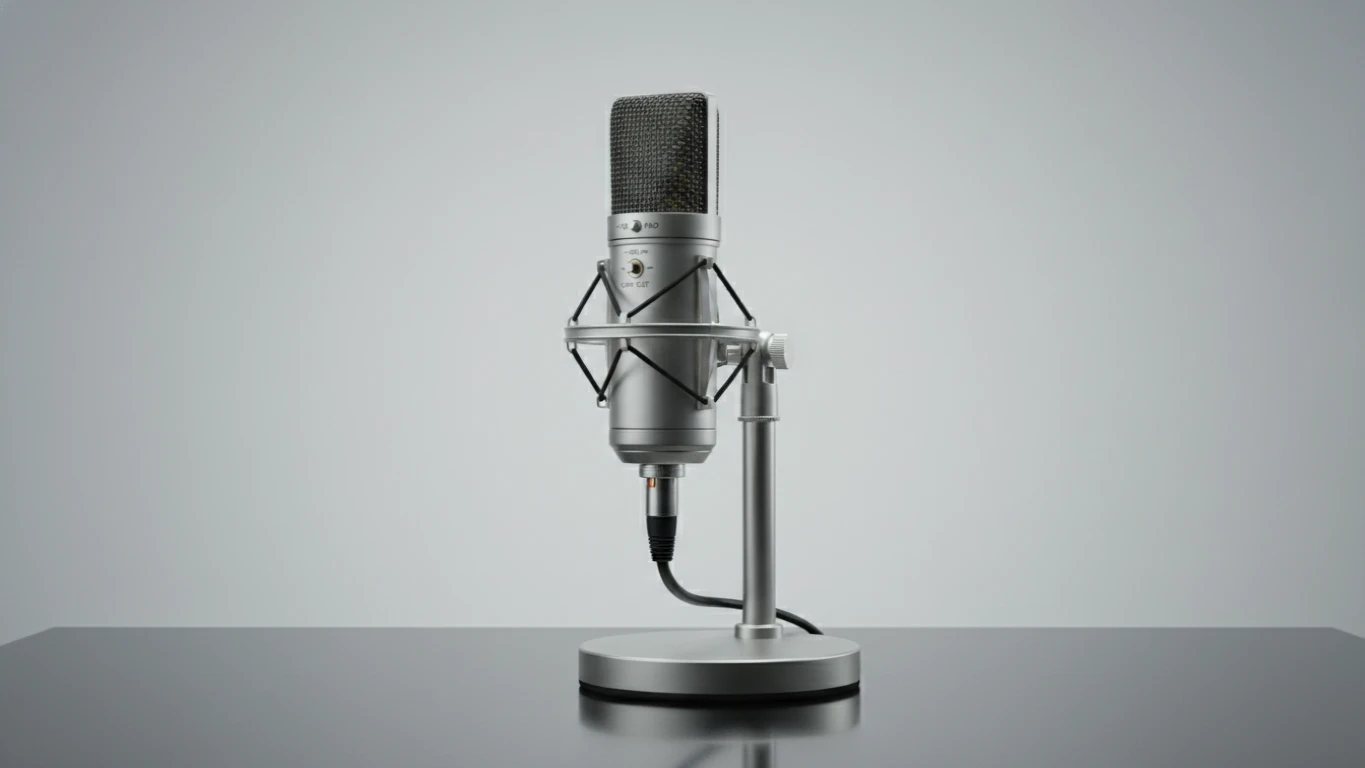 Microfone Condensador para Gravação