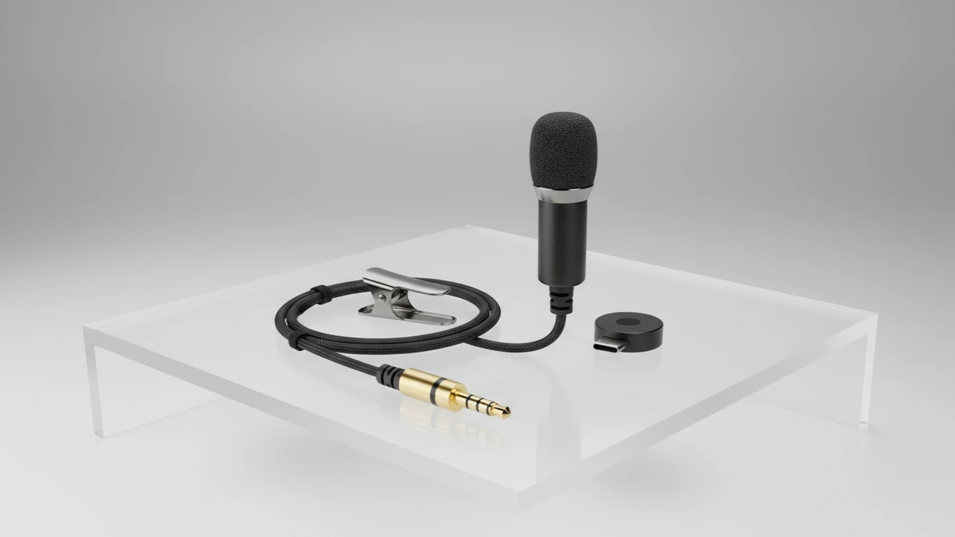 Microfone de Lapela para Smartphone