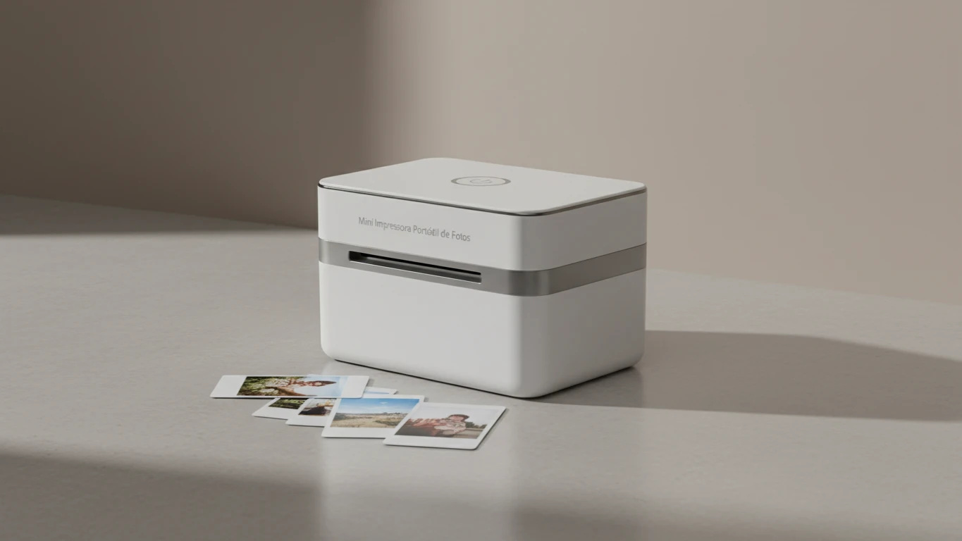 Mini Impressora Portátil de Fotos