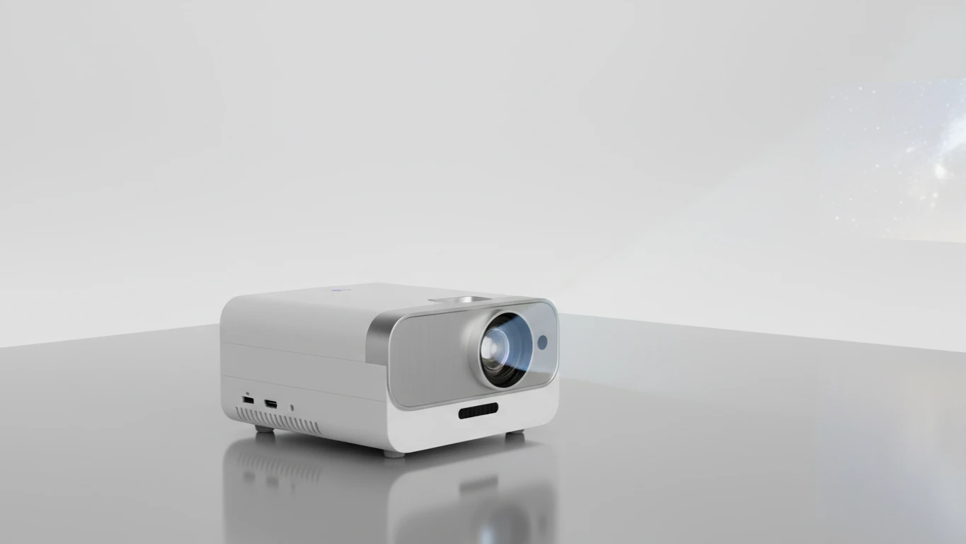 Mini Projetor Portátil LED para Cinema em Casa