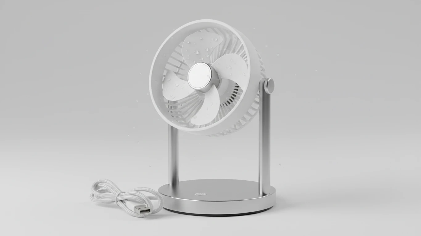 Mini Ventilador de Mesa Portátil