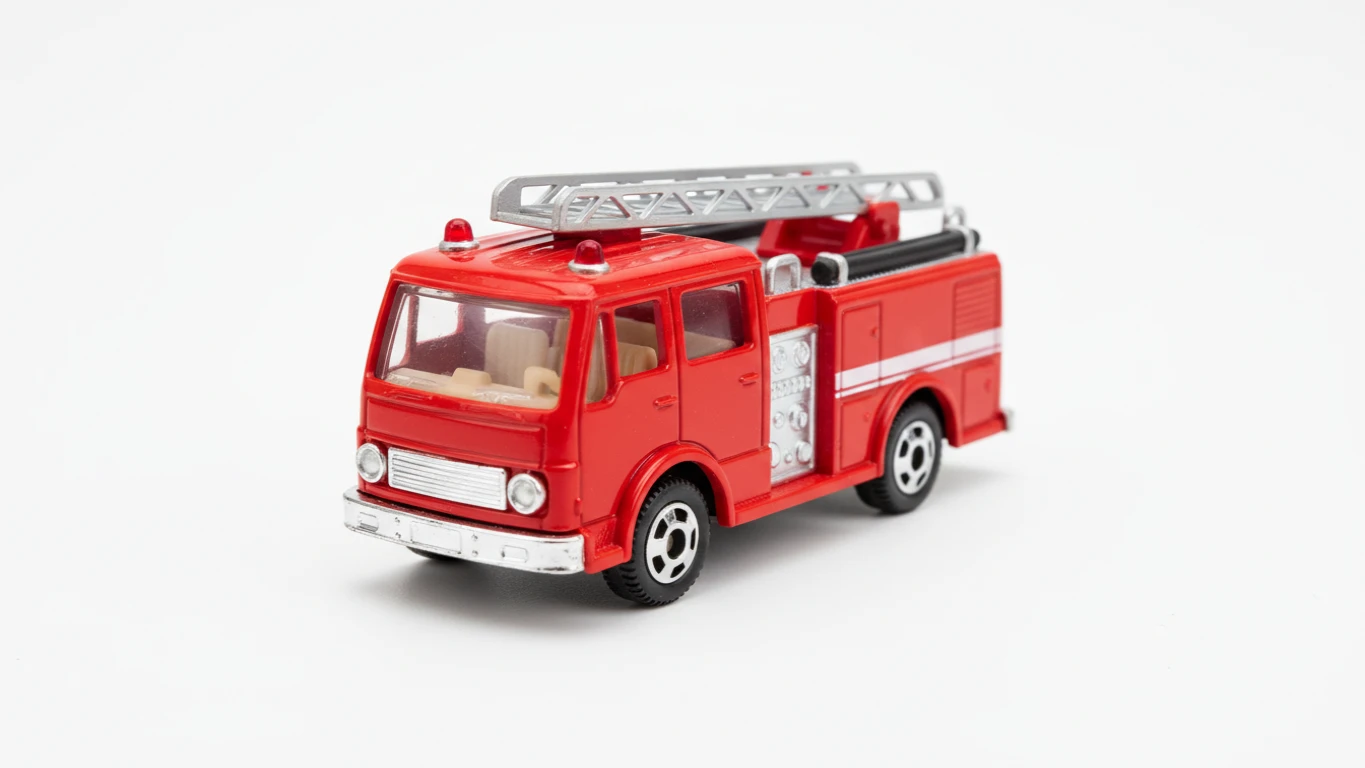 Miniatura de Caminhão de Bombeiro
