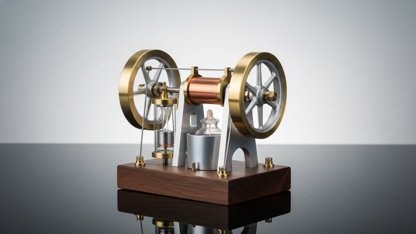 Miniatura de Motor Stirling de Combustão Externa
