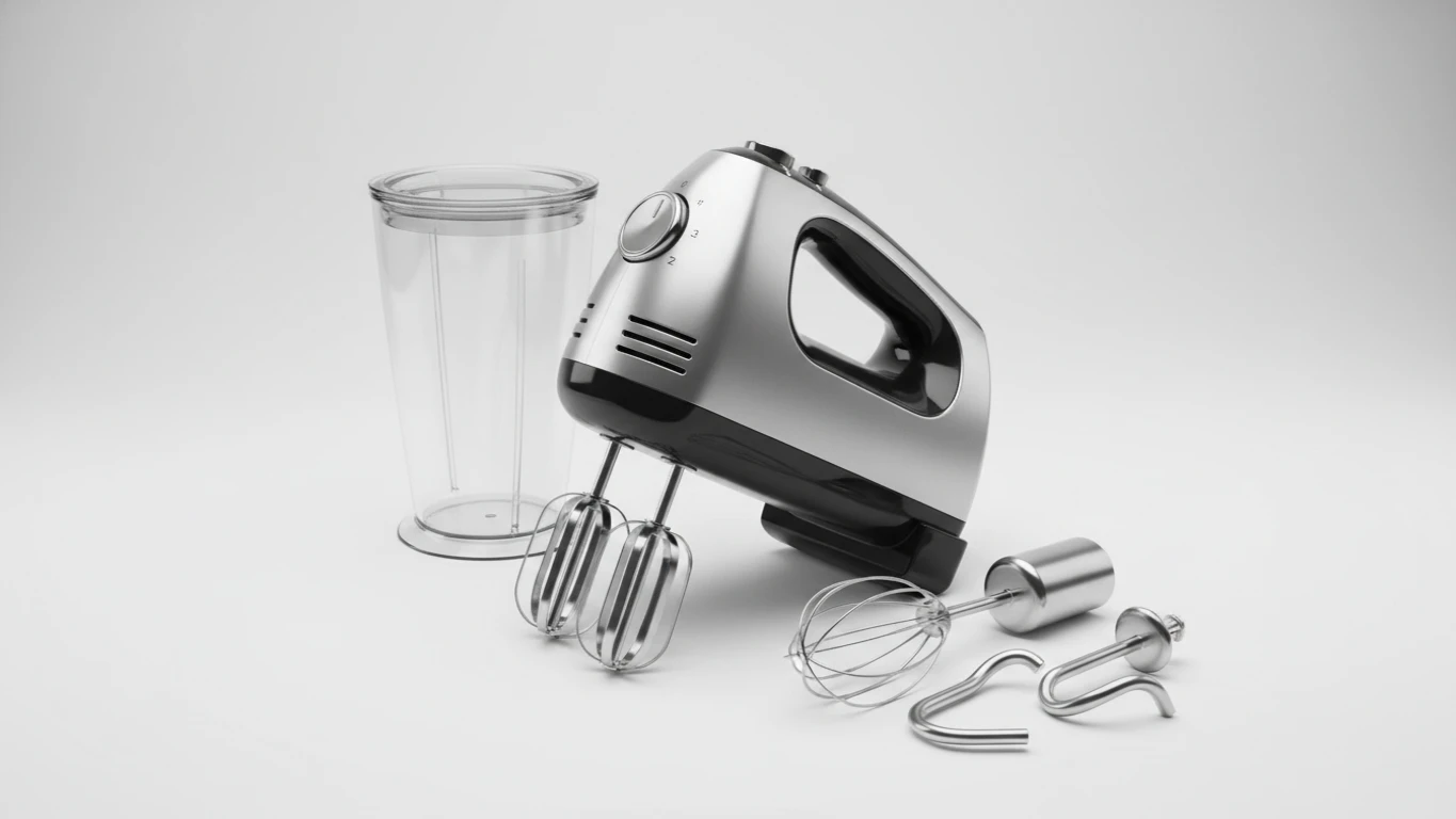 Mixer de Mão Potente com Acessórios