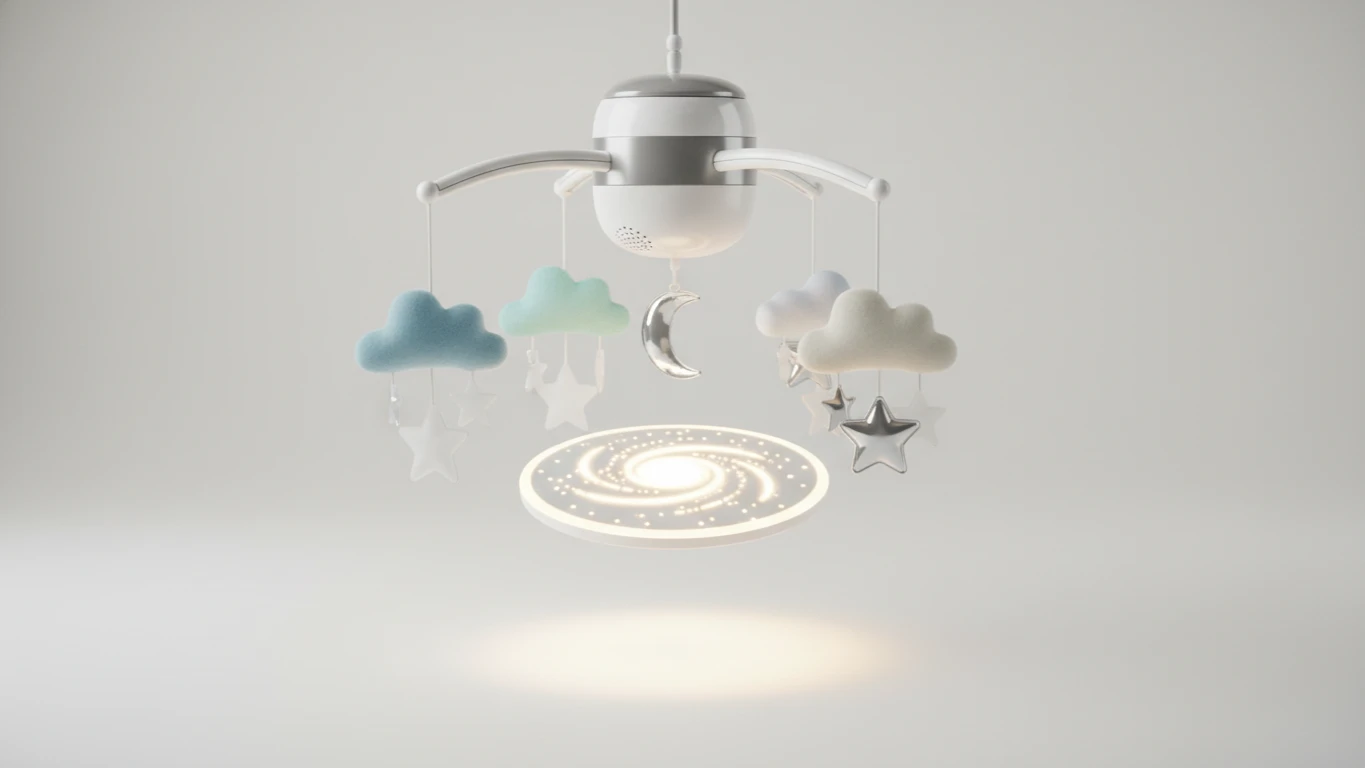 Móbile de Berço Musical e Luminoso
