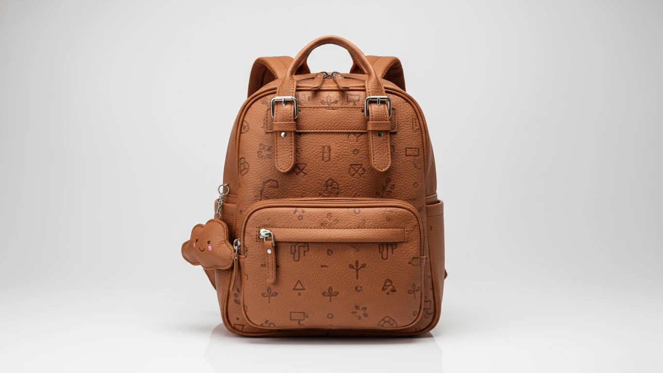Mochila Infantil de Couro Ecológico Personalizada
