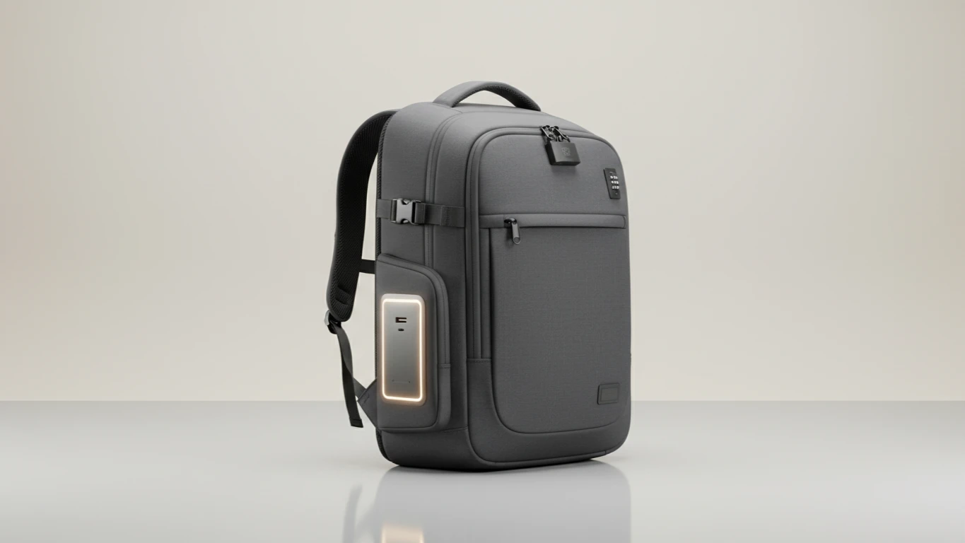 Mochila de Bordo Inteligente com Carregador USB