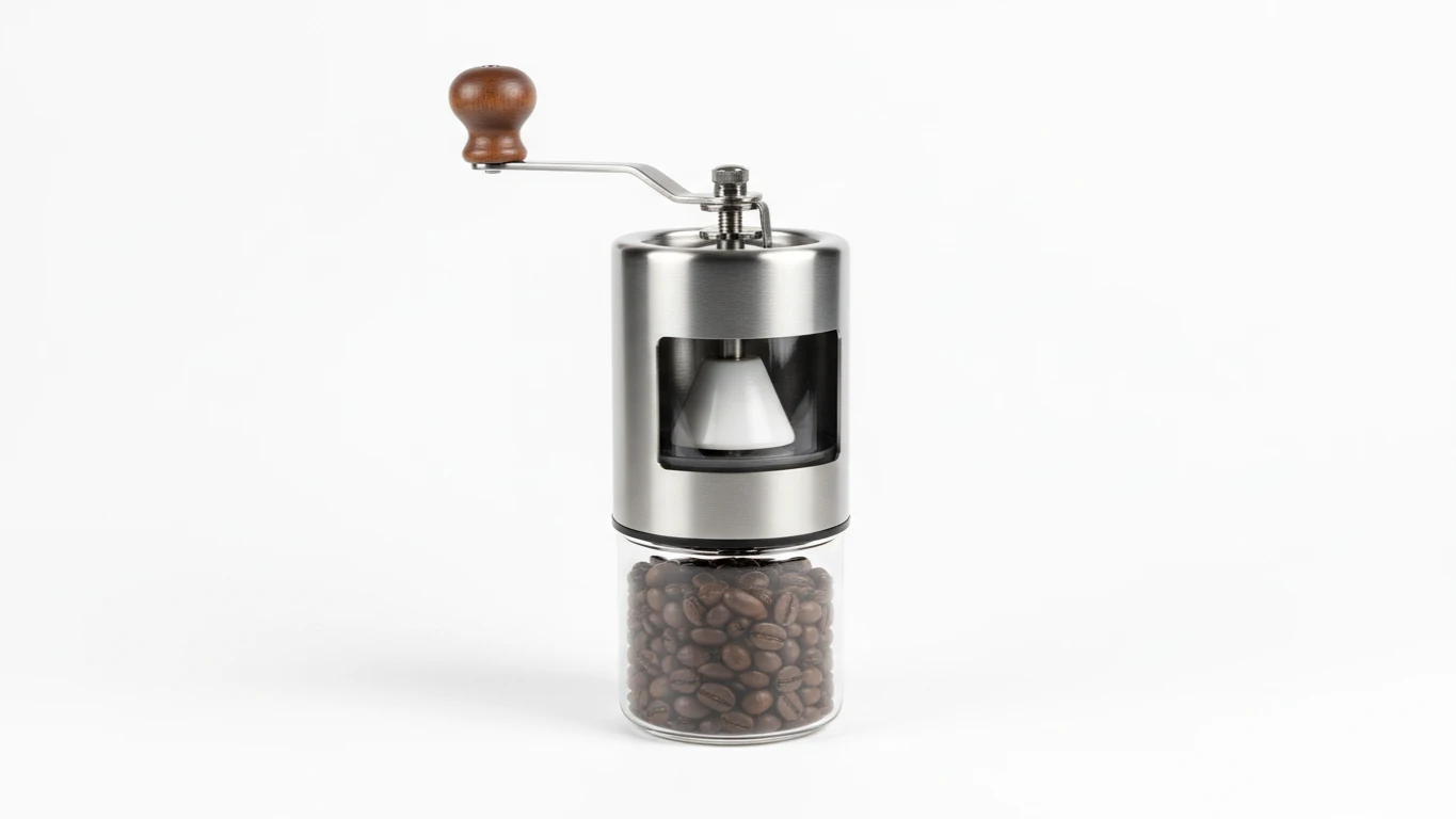 Moedor de Café Manual com Rebarba de Cerâmica