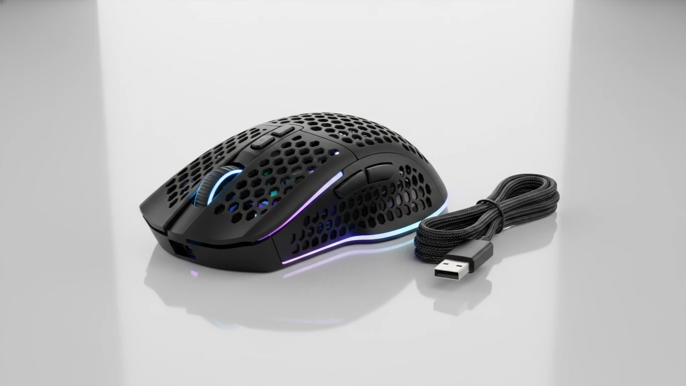Mouse Gamer Ultraleve Sem Fio