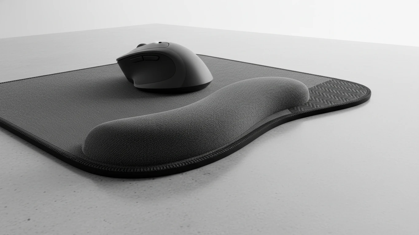 Mouse Pad Ergonômico de Tecido