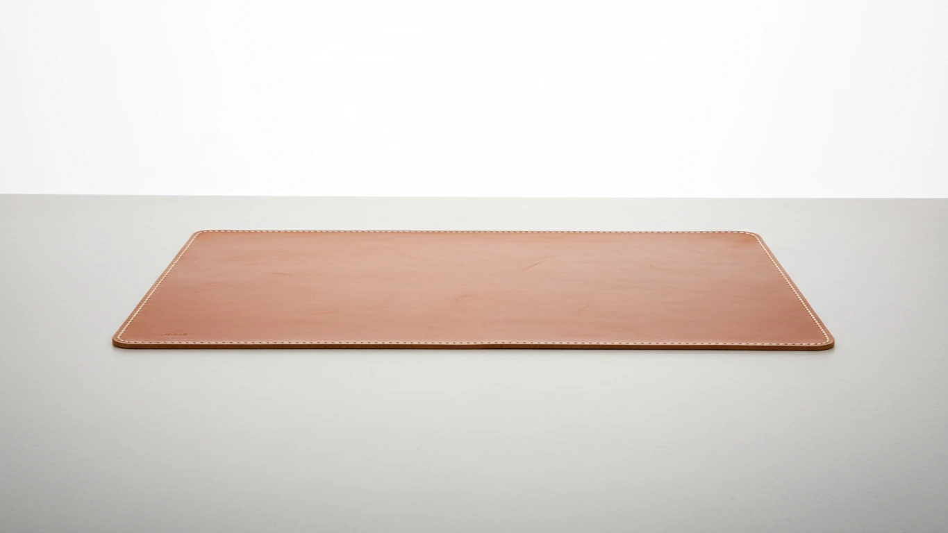 Mousepad Desk Pad em Couro