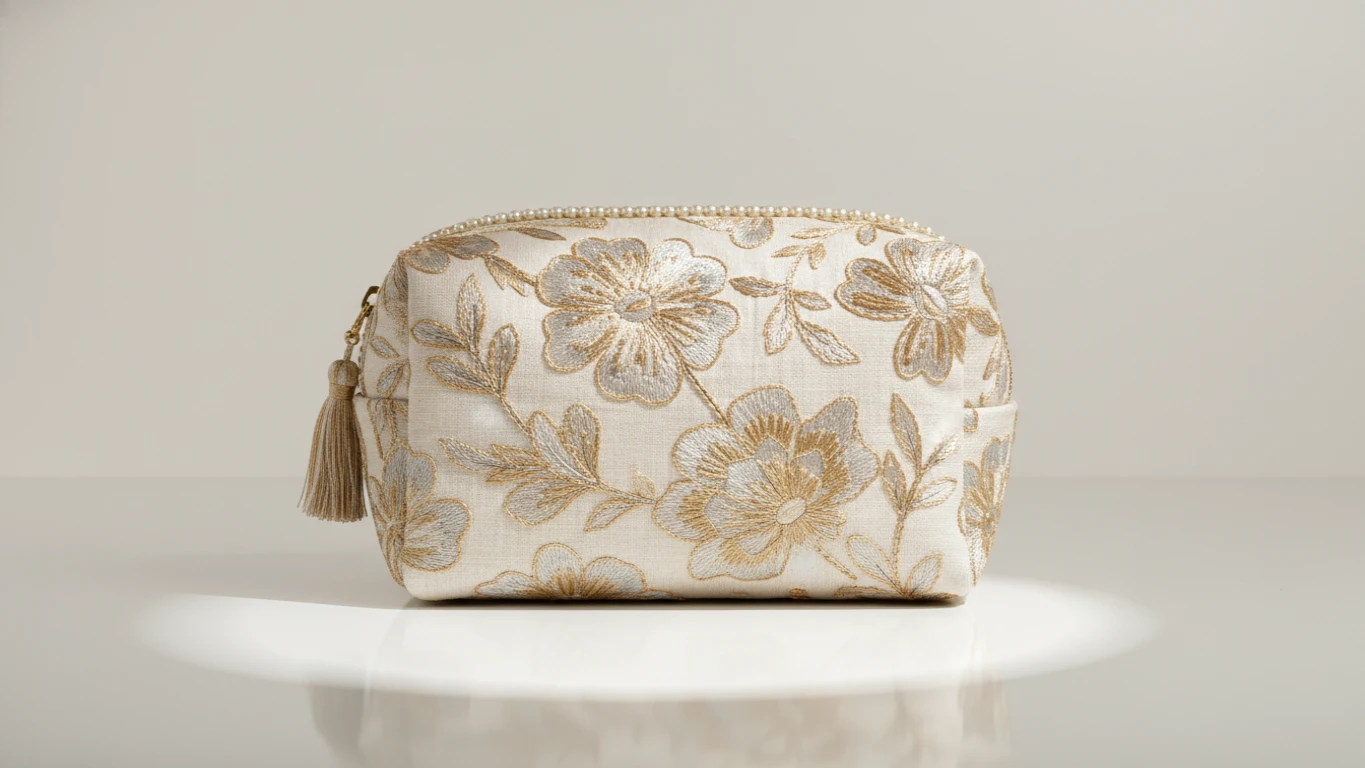 Necessaire Bordada Luxo para Higiene