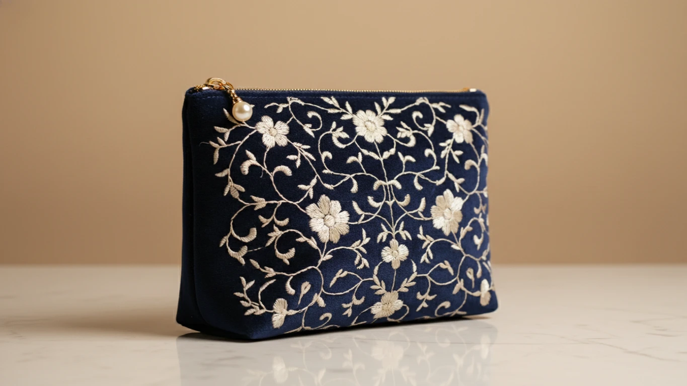 Necessaire de Luxo Bordada
