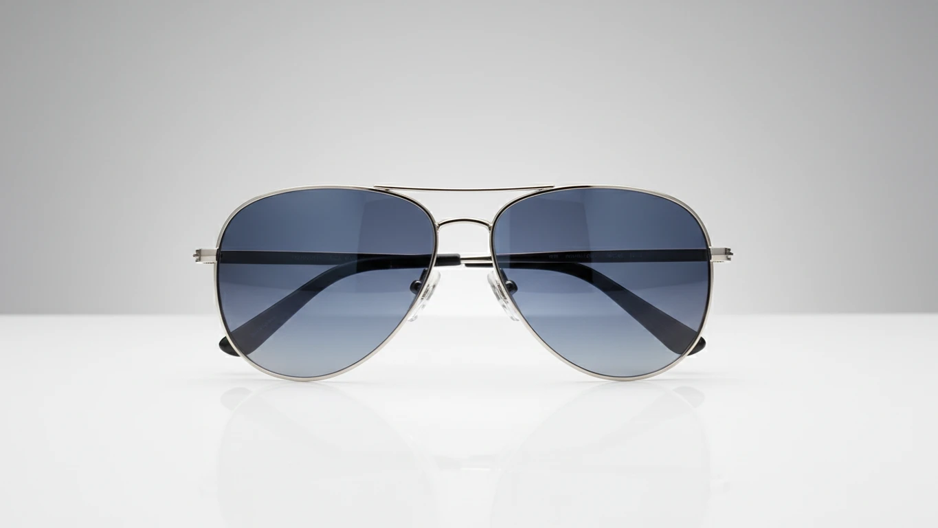 Óculos de Sol Estilo Aviador com Lentes de Alta Definição