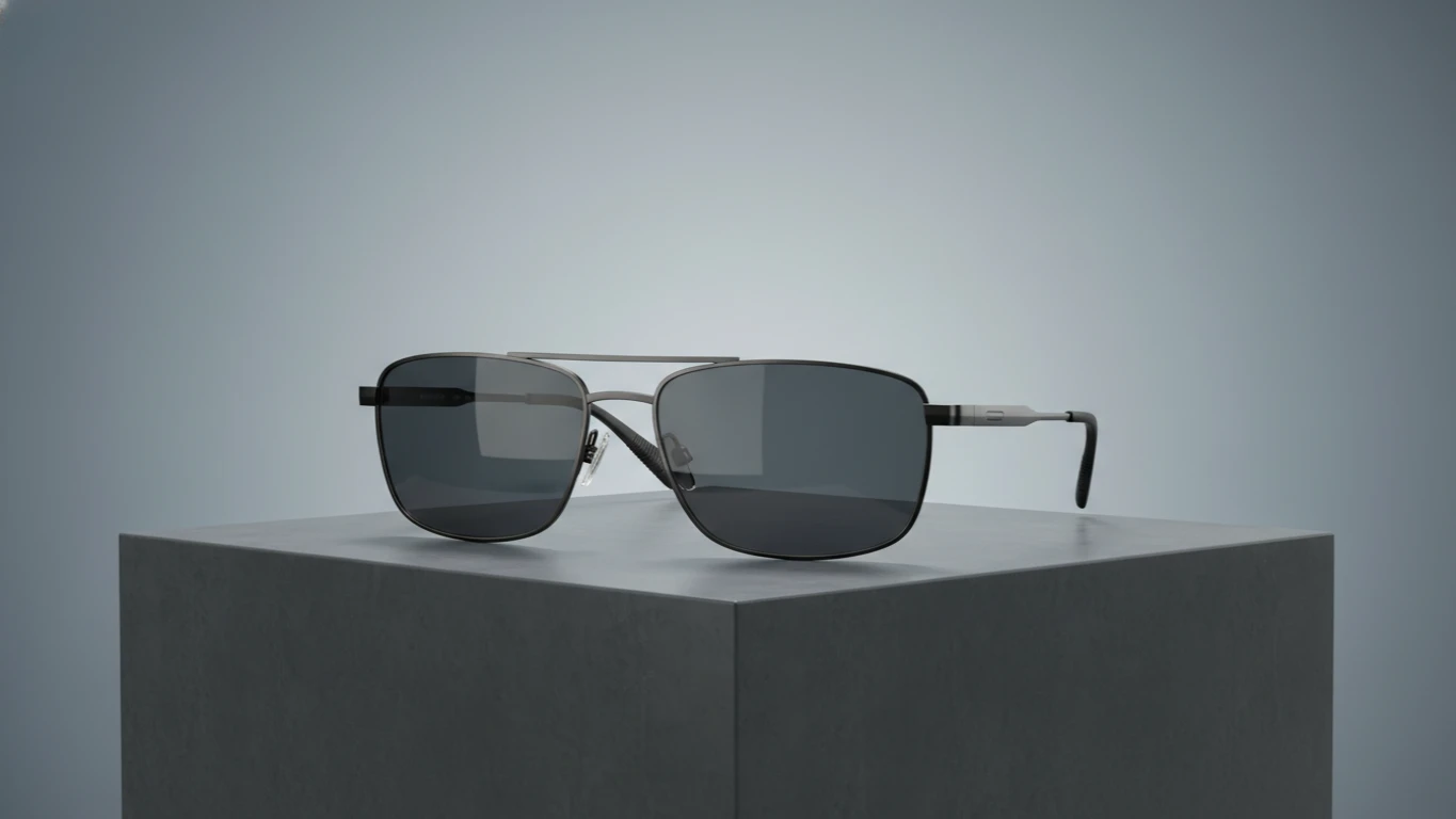 Óculos de Sol Estilo Executivo