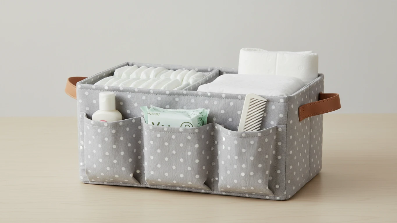 Organizador de Fraldas e Itens de Trocador